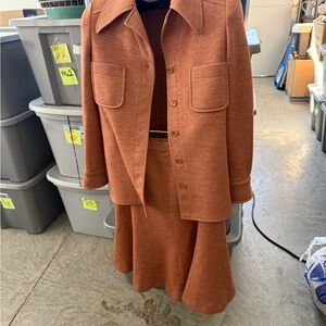 Elegant Brown Women's Skirt Set p26